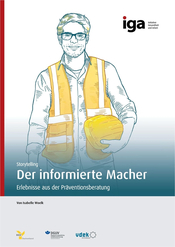 Führungskräfte Persona: Der informierte Macher mit Sicherheitsweste und -helm